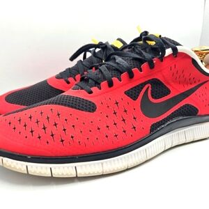 Mens Nike Livestrong X Free 4.0 V3 Red Running Shoes Size 14
